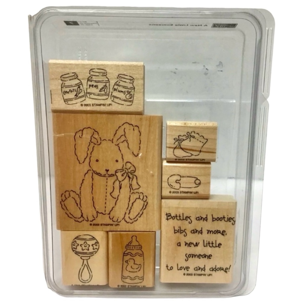 Stampin’ Up! 2003 “A New Little Someone” Rubber Stamp Set